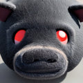 Black Pig Plush Toy, Heavy